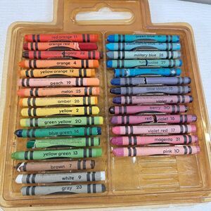 Vintage‎ Mel Appel crayon set kids art supplies Crayart crayons drawing rainbow